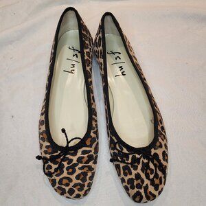 French Sole | Leopard Print Ballet Flats